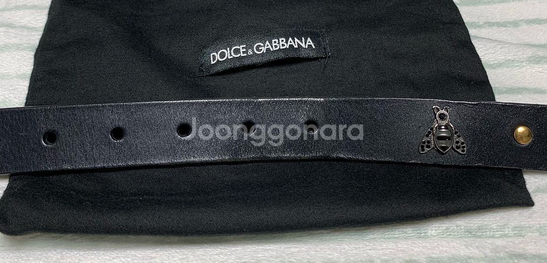 돌체앤가바나 벌 스터드 블랙 벨트 95--2