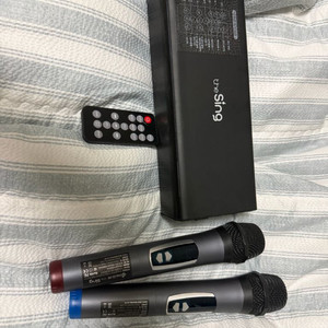 더씽 m200 마이크 2개 + 스피커