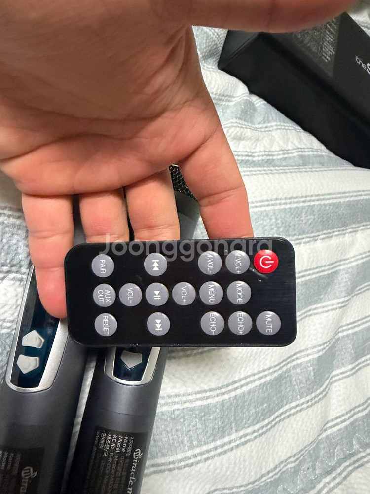 더씽 m200 마이크 2개 + 스피커--3