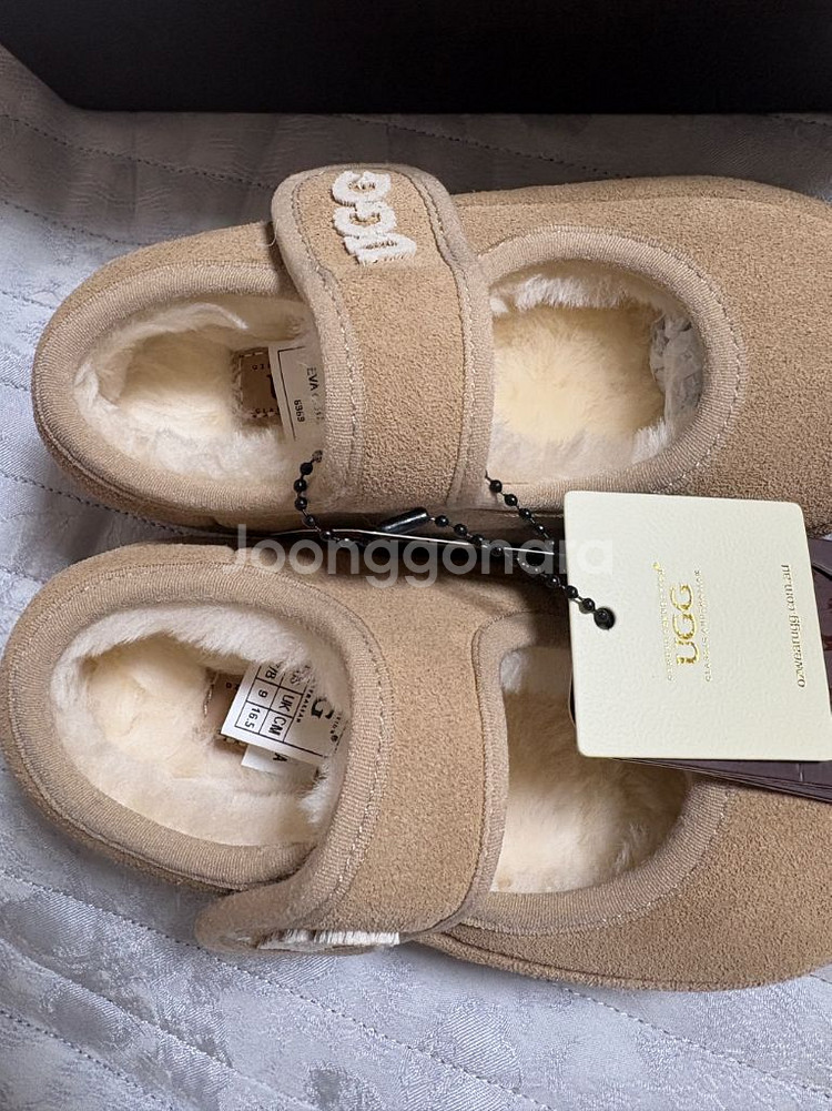 어그 메리제인 키즈 샌드색상 7/8--2