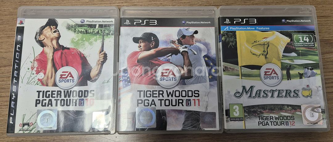 플스3(PS3) 타이거우즈PGA투어 3종 일괄 판매합니--0