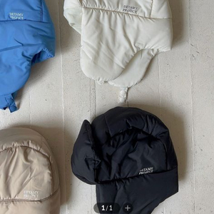 드타미 네모패딩햇 블루 아기