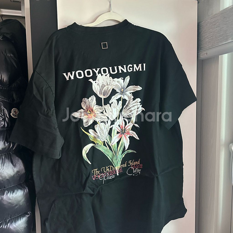 우영미 플라워 반팔 사이즈52--0