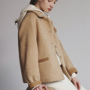 한스스타일 알파카 부클 자켓