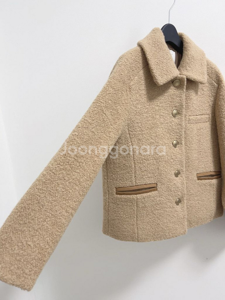 한스스타일 알파카 부클 자켓--6