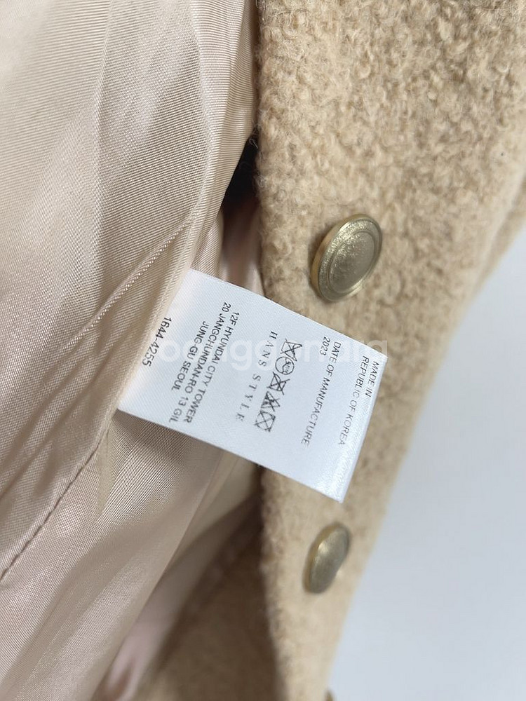 한스스타일 알파카 부클 자켓--9