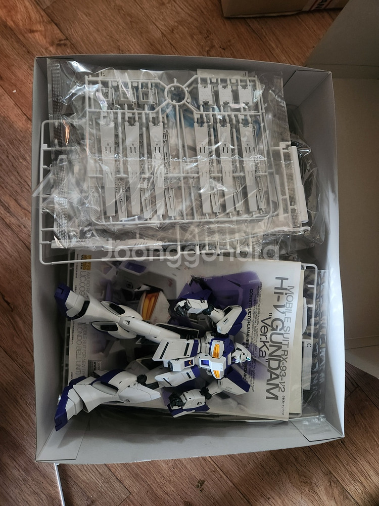 mg 하이뉴 본체 가조립 hws 같이 팝니다--2