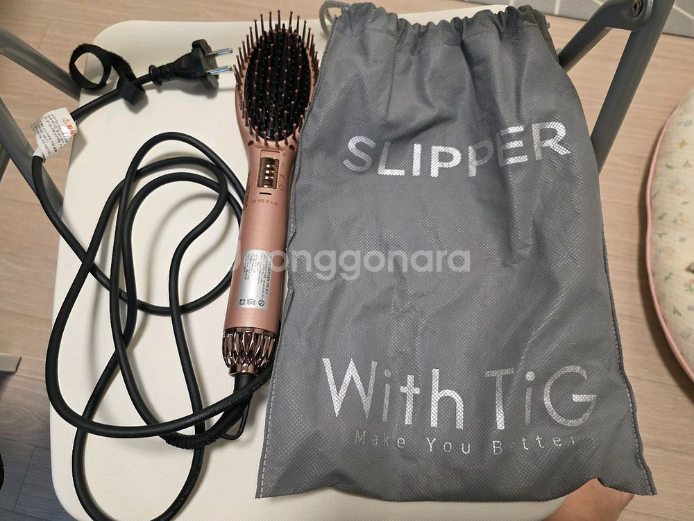 르꽁뜨 펌 브러쉬 로즈골드--1