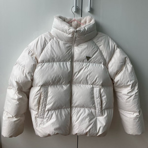 게스 여성 덕다운 숏패딩 S (실사용 적음)