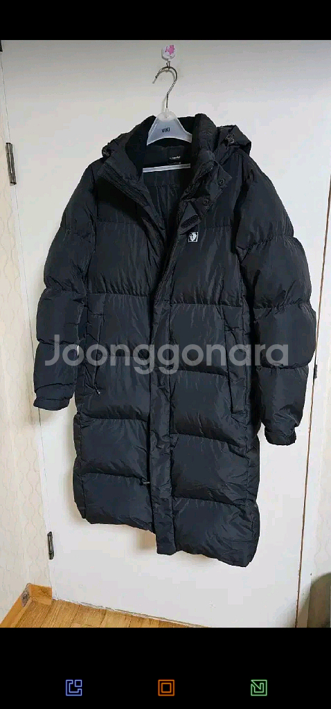 블랙야크 주니어 오리털롱패딩175.--1