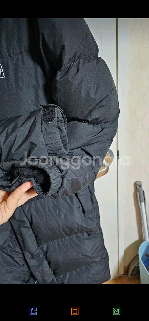 블랙야크 주니어 오리털롱패딩175.--6