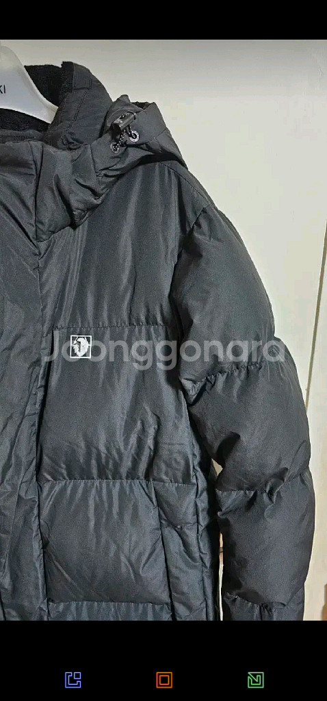 블랙야크 주니어 오리털롱패딩175.--5