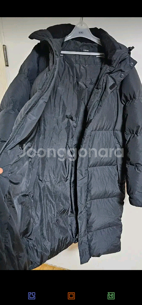 블랙야크 주니어 오리털롱패딩175.--3