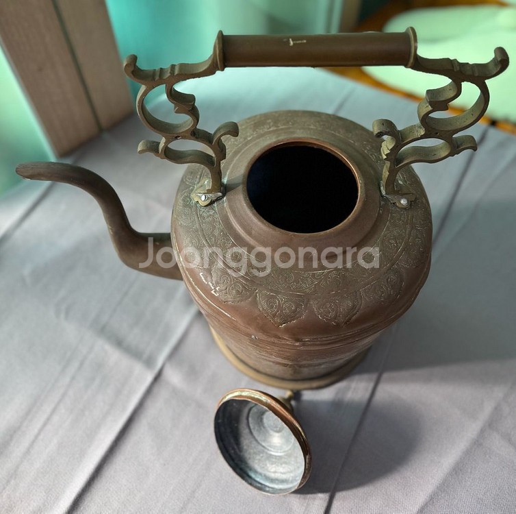 놋쇠 주전자 대형--2