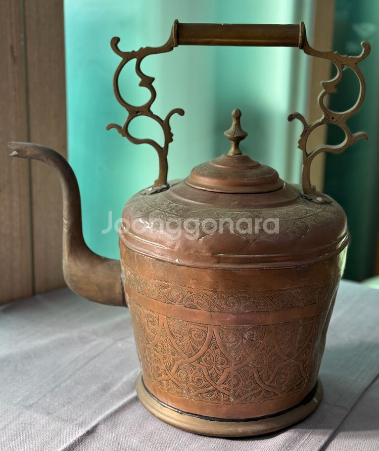 놋쇠 주전자 대형--0