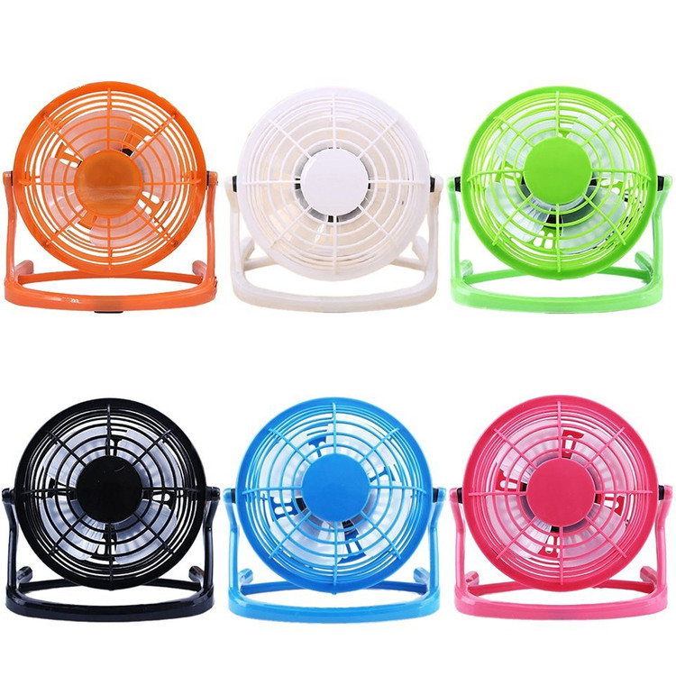 새 핑크색 차량용 USB 선풍기 휴대용 저소음 미니 이미지