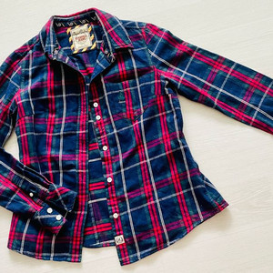 빈폴 도톰 체크 남방