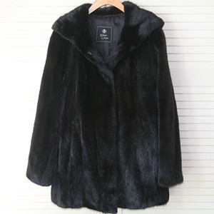 진도끌레베 후드밍크코트