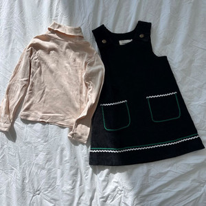 미샤앤퍼프 스트링 목티 3y 릭랙프레다 코듀원피스 3y