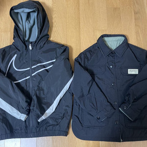 나이키 키즈 플리스 점퍼+경량패딩