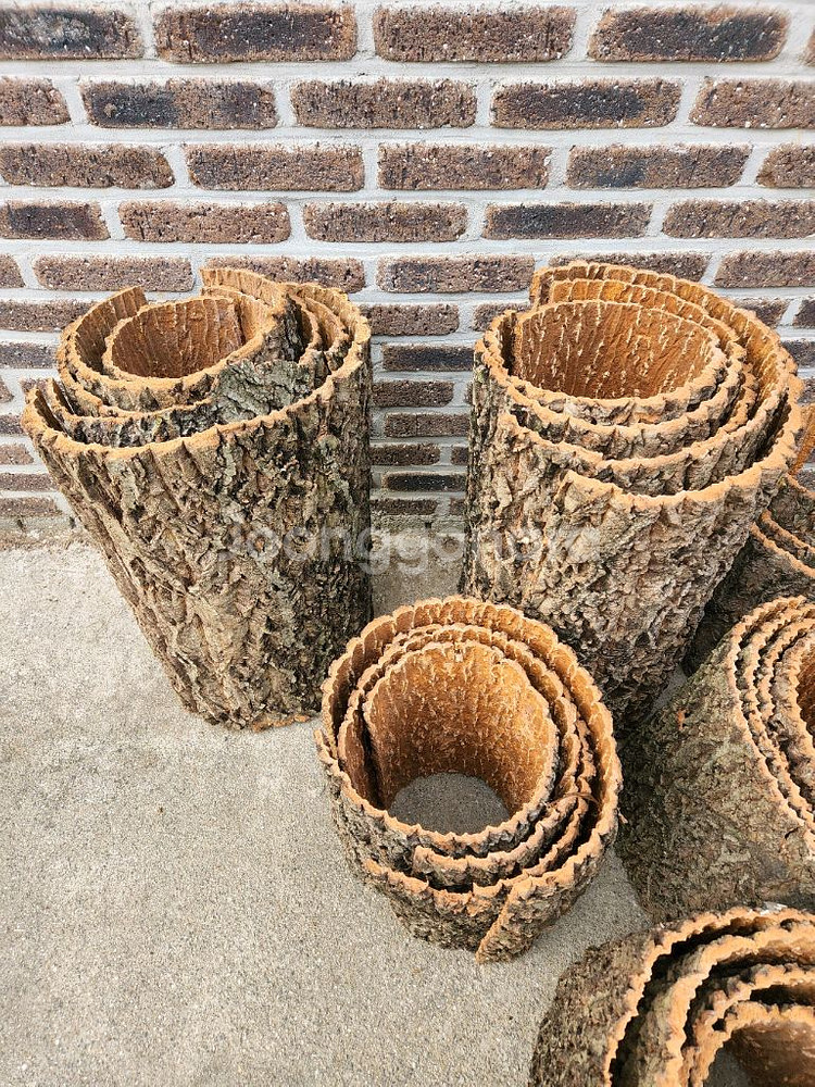 굴참나무 굴피 통피 나무껍질 은신처 난 양봉 인테리어--1