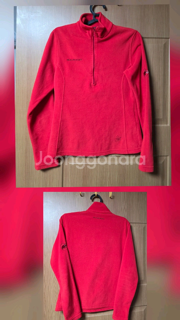 여성용--마무트 동계용 플리스 짚넥--0