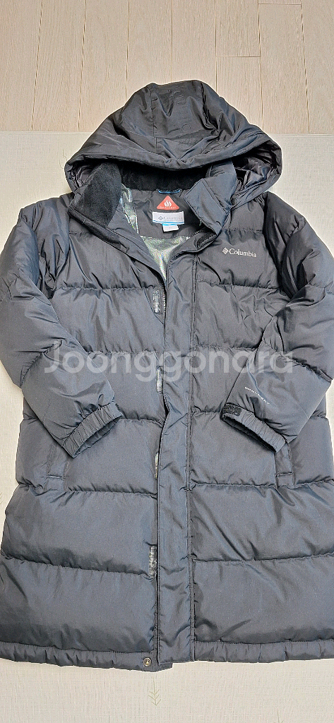 콜롬비아 키즈 구스 롱패딩(150Size)--2