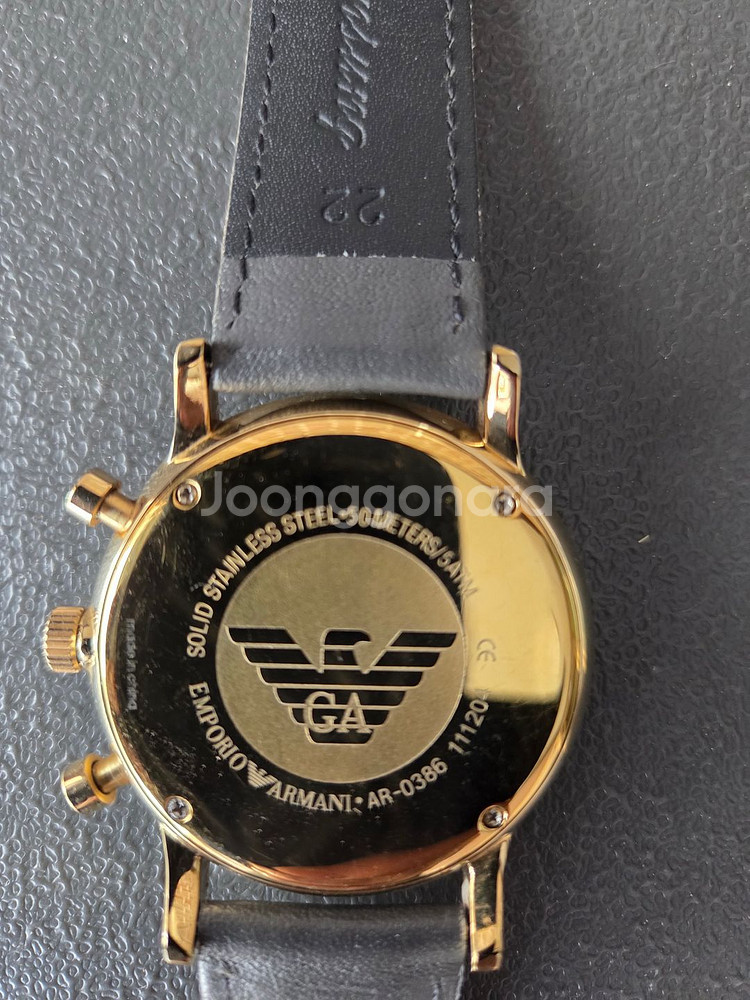 EMPORIO ARMANI 43mm 쿼츠 남성 손목시계--6
