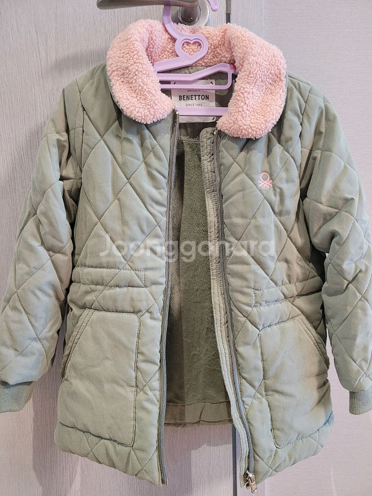 베네통 퀼팅 점퍼--0