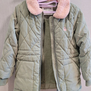 베네통 퀼팅 점퍼