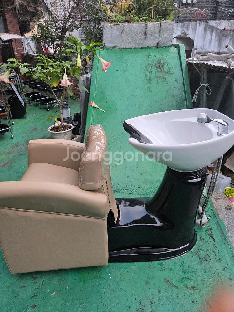 반자동 샴푸대.미용실용--0