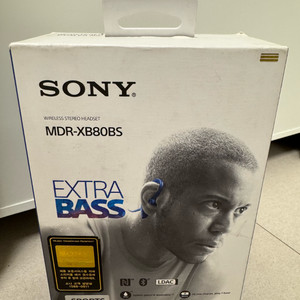 소니 MDR-XB80BS 블루투스 스포츠 이어폰