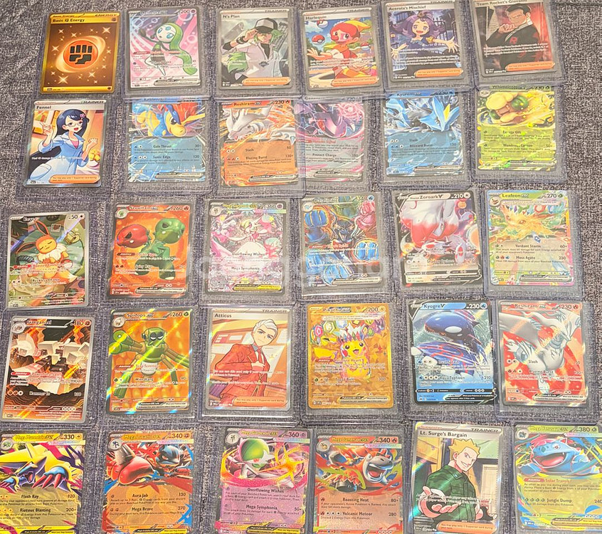 포켓몬카드 영문버전 특일+트레이너 + sar 카드--0