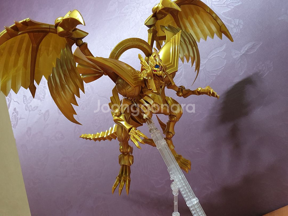 반다이 피규어라이즈 유희왕 삼환신 라의 익신룡 가조립--1