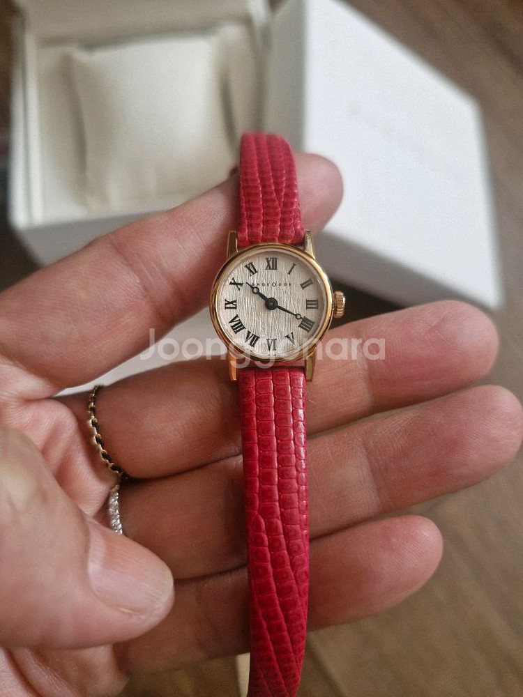 앙쥬오도르 가죽시계--1