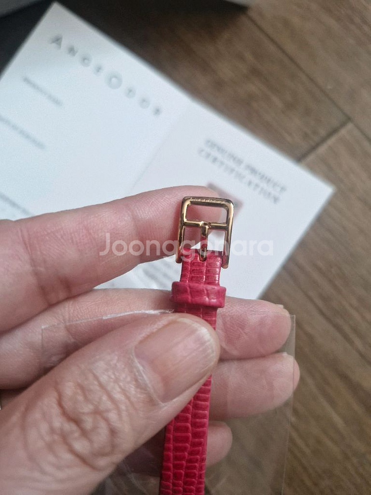 앙쥬오도르 가죽시계--4