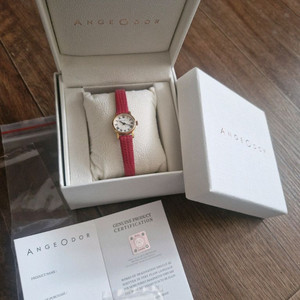 앙쥬오도르 가죽시계