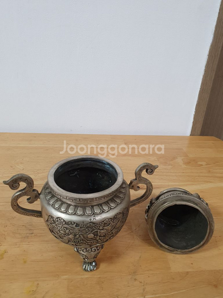 백동 향로--4