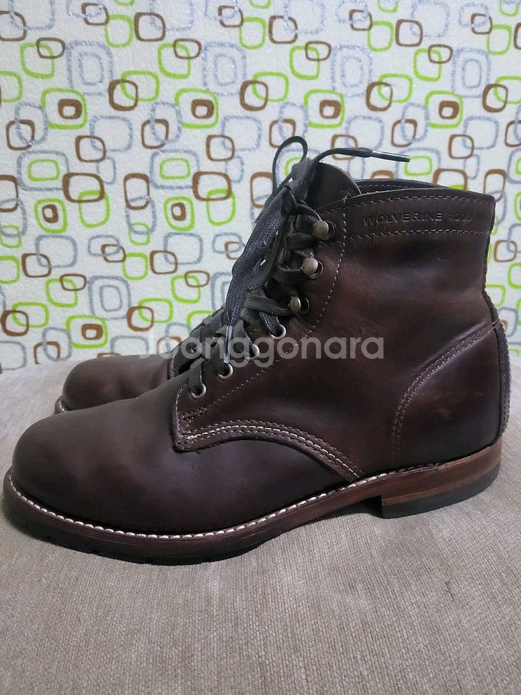 울버린1000마일 브라운 부츠 250~255사이즈--4