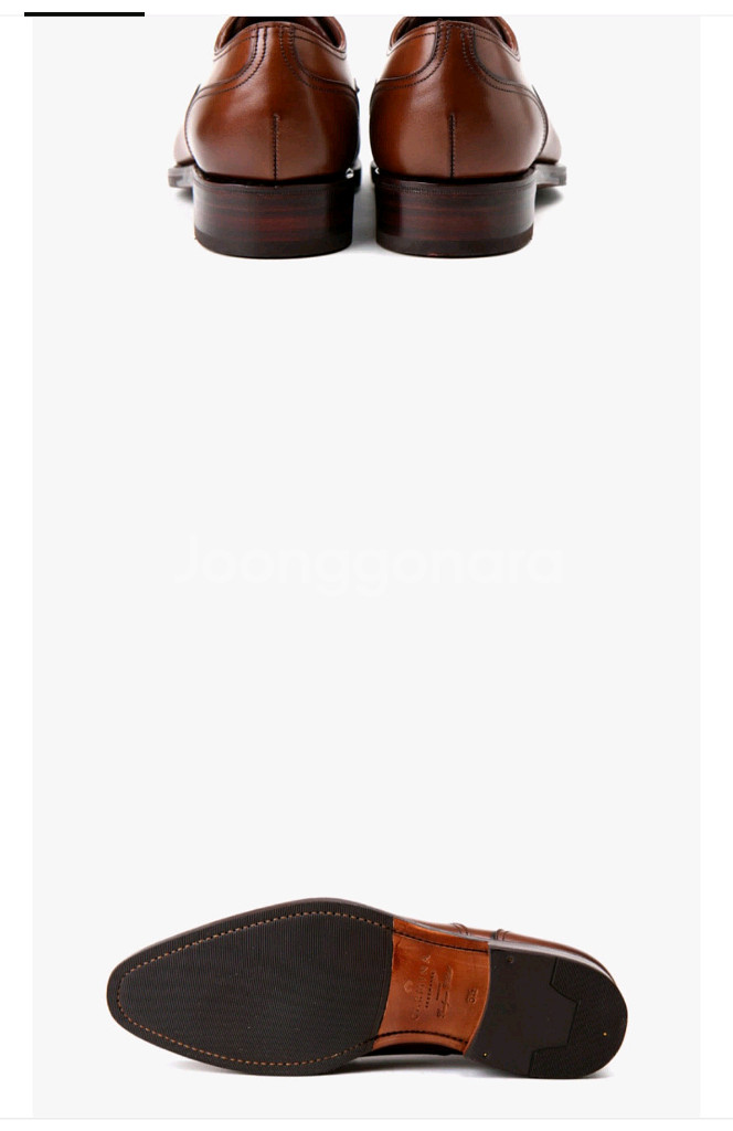 새상품) 까르미나 구두 80189 marron 270--3