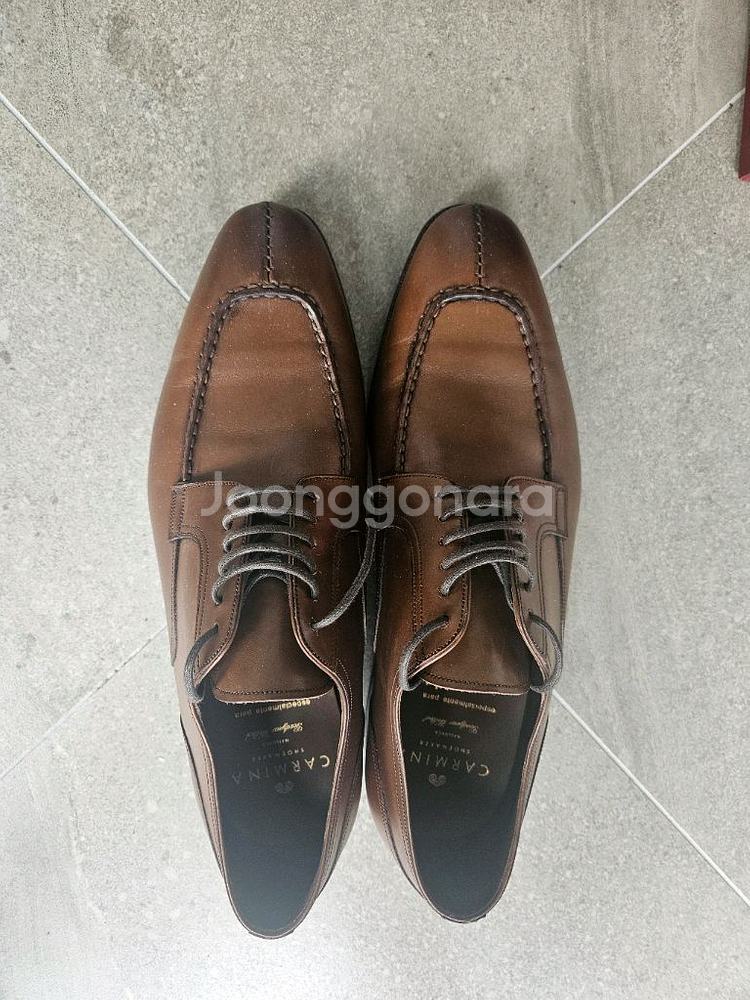 새상품) 까르미나 구두 80189 marron 270--4