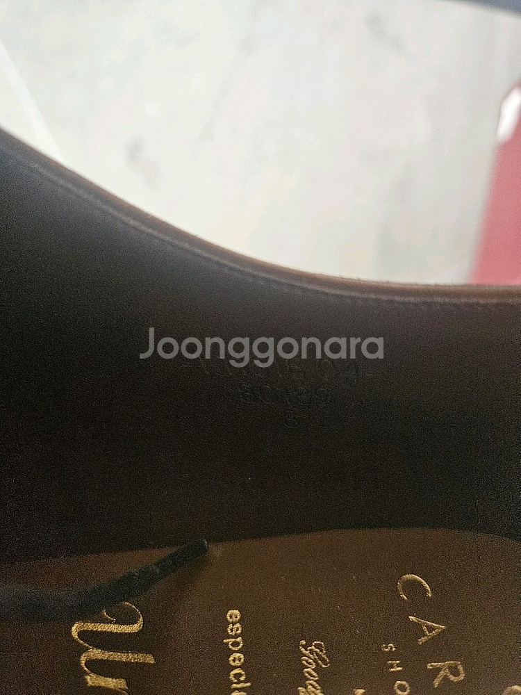 새상품) 까르미나 구두 80189 marron 270--7