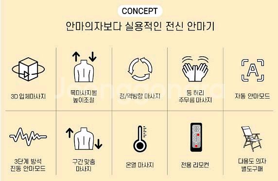 새상품 김수자 의자안마기 전신안마기 초특가--1