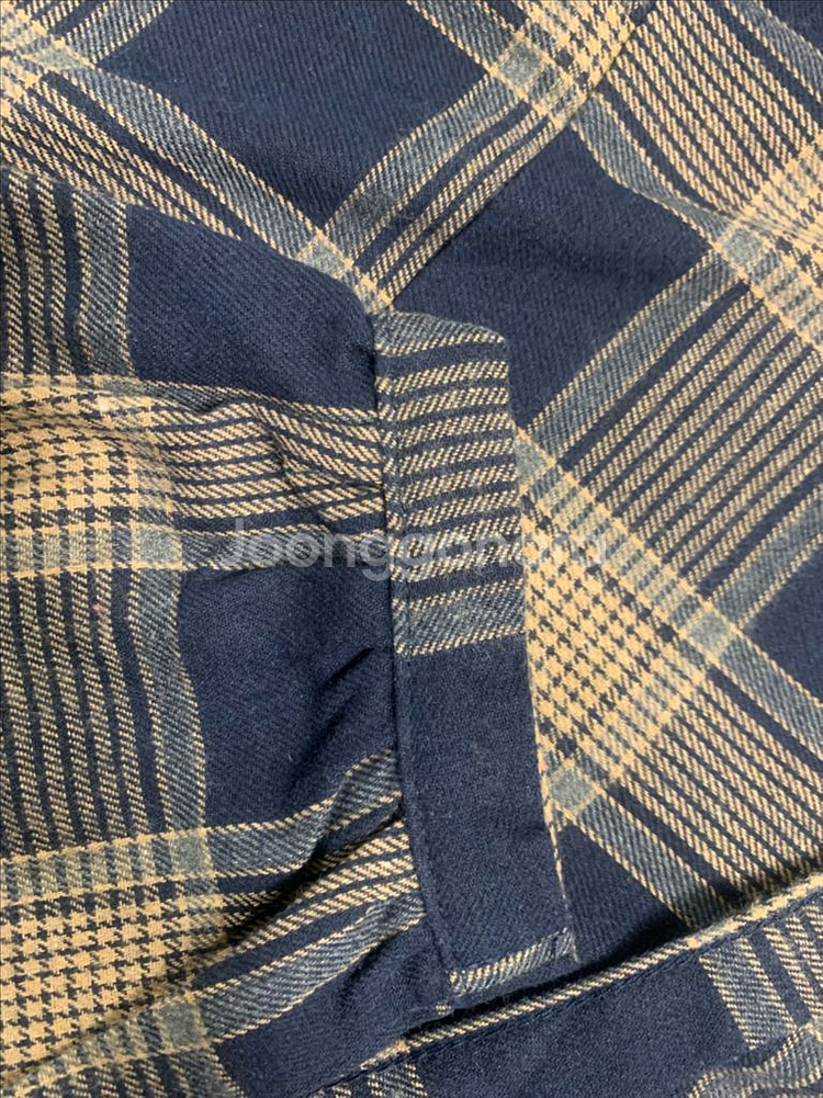 [미착용새상품]에잇세컨즈 체크 플레어 어깨셔링 원피스--3