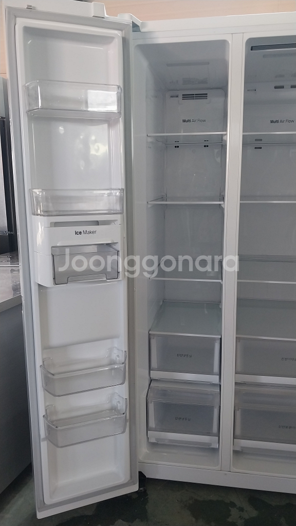 엘지 양문형 냉장고 830리터 상태최상--5