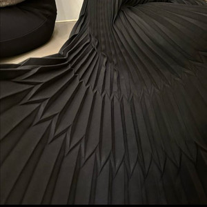 플리에 플리츠스커트 주름스커트 블랙 새상품 프리사이즈