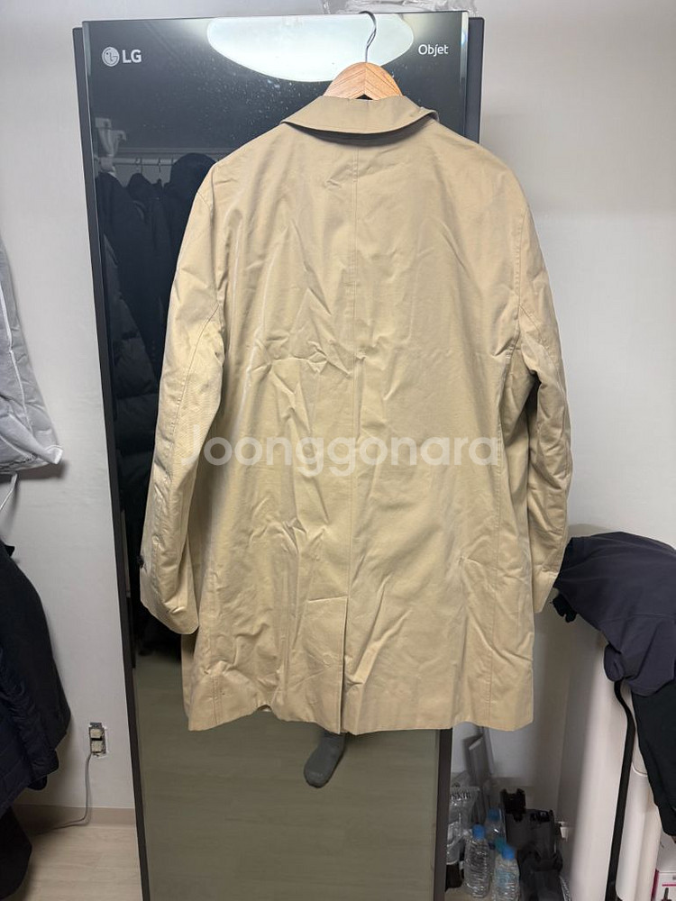 버버리프로섬/개버딘 트렌티코트 허니색/58(110)--1