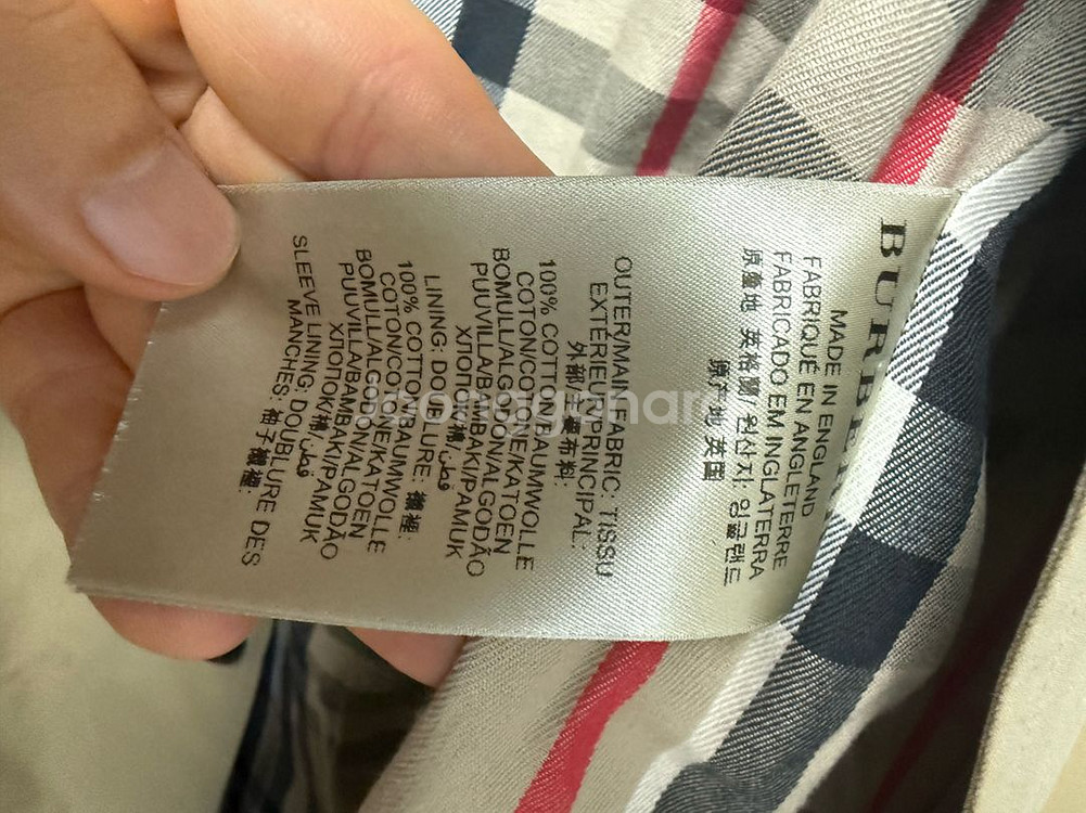 버버리프로섬/개버딘 트렌티코트 허니색/58(110)--2