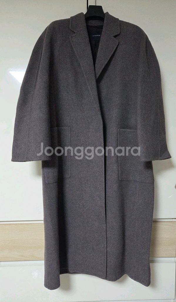 더캐시미어 캐시미어블렌드 벨티드코트44 랑방 마인 타임--1