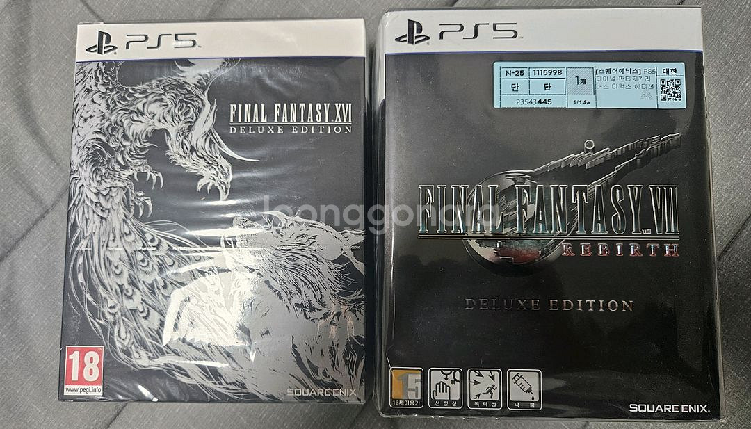 파판 리버스디럭스+파판16디럭스 미개봉 일괄팝니다--0